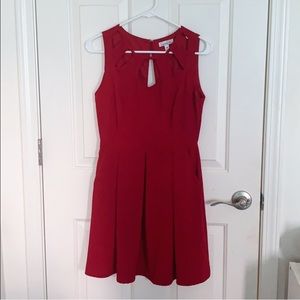 Speechless Red Skater Dress